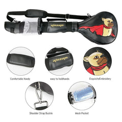 Portable Golf Bag PU Material Holds 7-8 Balls