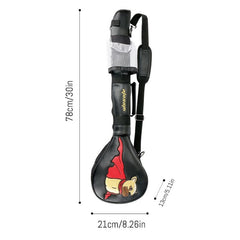 Portable Golf Bag PU Material Holds 7-8 Balls