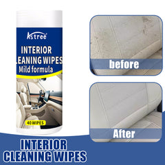 Car Interior Cleaning Wipes - 40pcs - Multifunctional Cleaning - Car Care