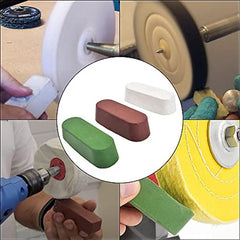 3pc Buffing Polishing Cutting Compounds 4 Oz Kit Green Fine Medium Purple Coars