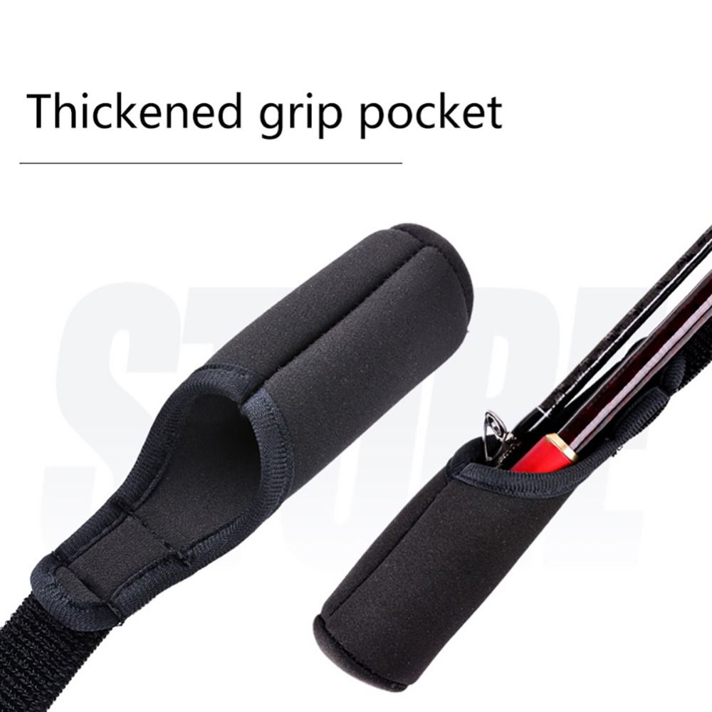 Fishing Rod Cover Holder Protective Sleeve Adjustable Pole Fasten