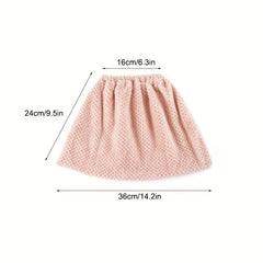 Reusable Coral Velvet Broom Cover Cloth for Household Cleaning