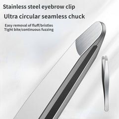 Stainless Steel Round Tweezers for Eyebrows and Eyelashes