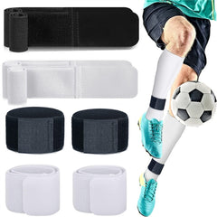 Adjustable Soccer Shin Guard Straps Anti Slip Lightweight