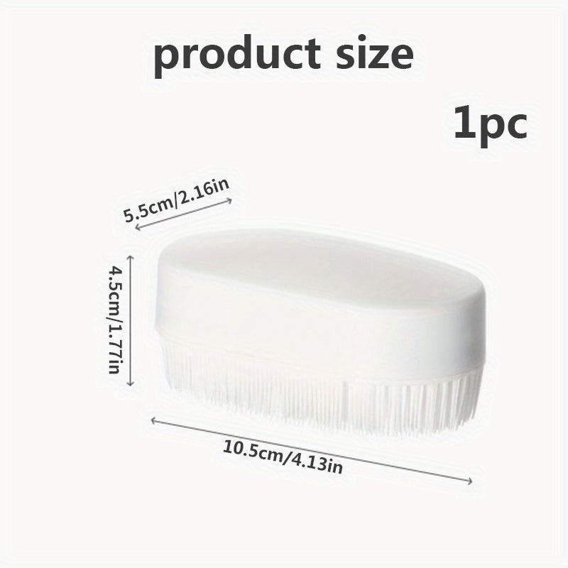 Soft Bristle Laundry Cleaning Brush with Comfortable Grip