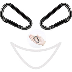 Durable D Buckle Keychain Metal Carabiner