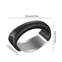 Stainless Steel Garlic Press Rocker Metal Garlic Mincer Kitchen Garlic Chopper