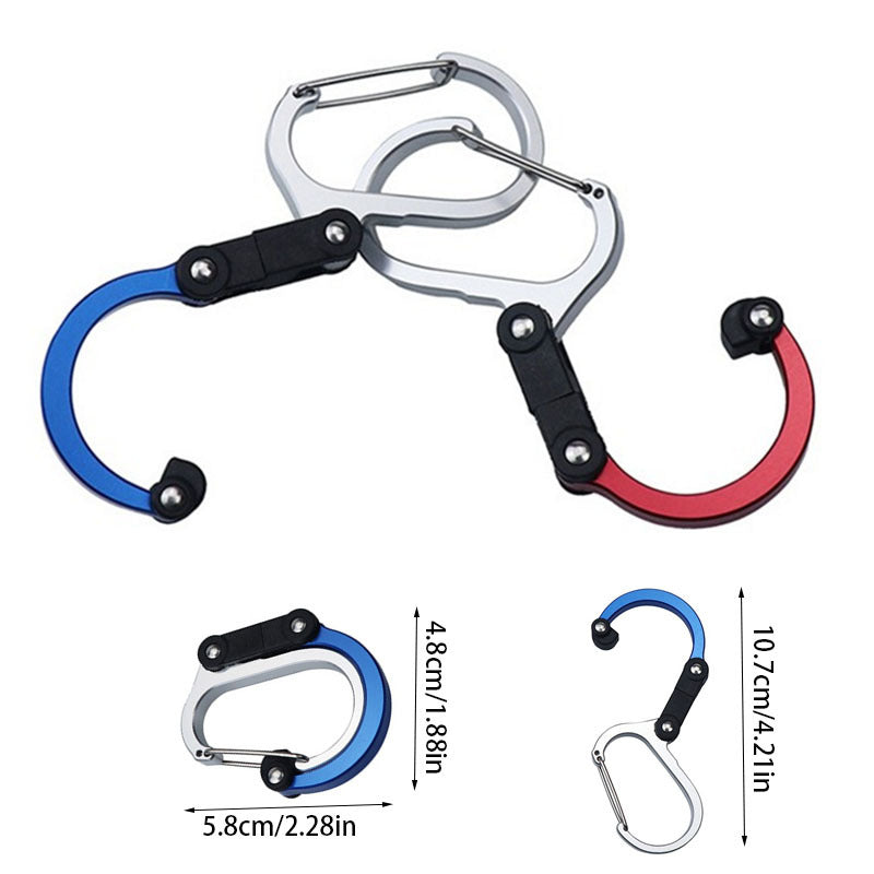 Backpack Hanging Clip Carabiner for Outdoor Camping Fishing Hiking Travel