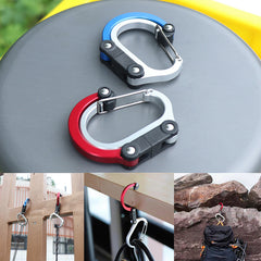 Backpack Hanging Clip Carabiner for Outdoor Camping Fishing Hiking Travel