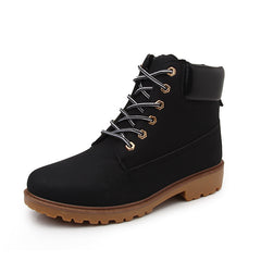 Women's Winter Non-Slip Outdoor Hiking Boots - Mid Calf Boots