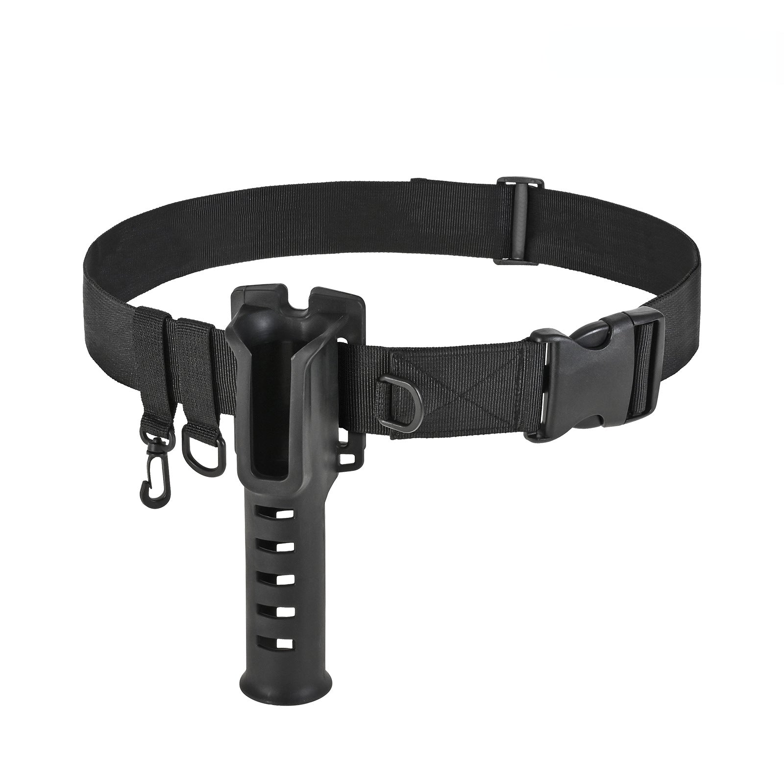 Portable Fishing Belt with Rod Holder Adjustable Waist Fishing Pole Inserter