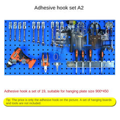 19pcs Garage Hooks Set for Heavy Duty Tools Storage and Organization
