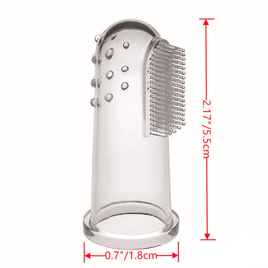 Soft Pet Finger Toothbrushes For Dog & Cat Dental Care