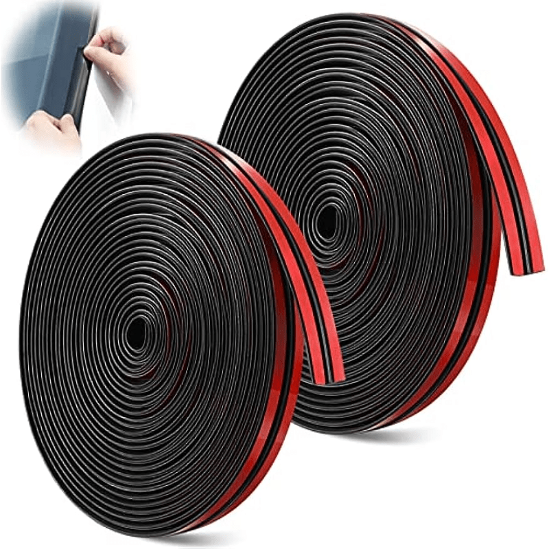 2pcs Car Windshield Rubber Seal T Seal 22ft 6 7m