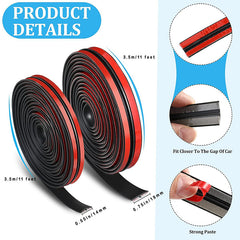 2pcs Car Windshield Rubber Seal T Seal 22ft 6 7m