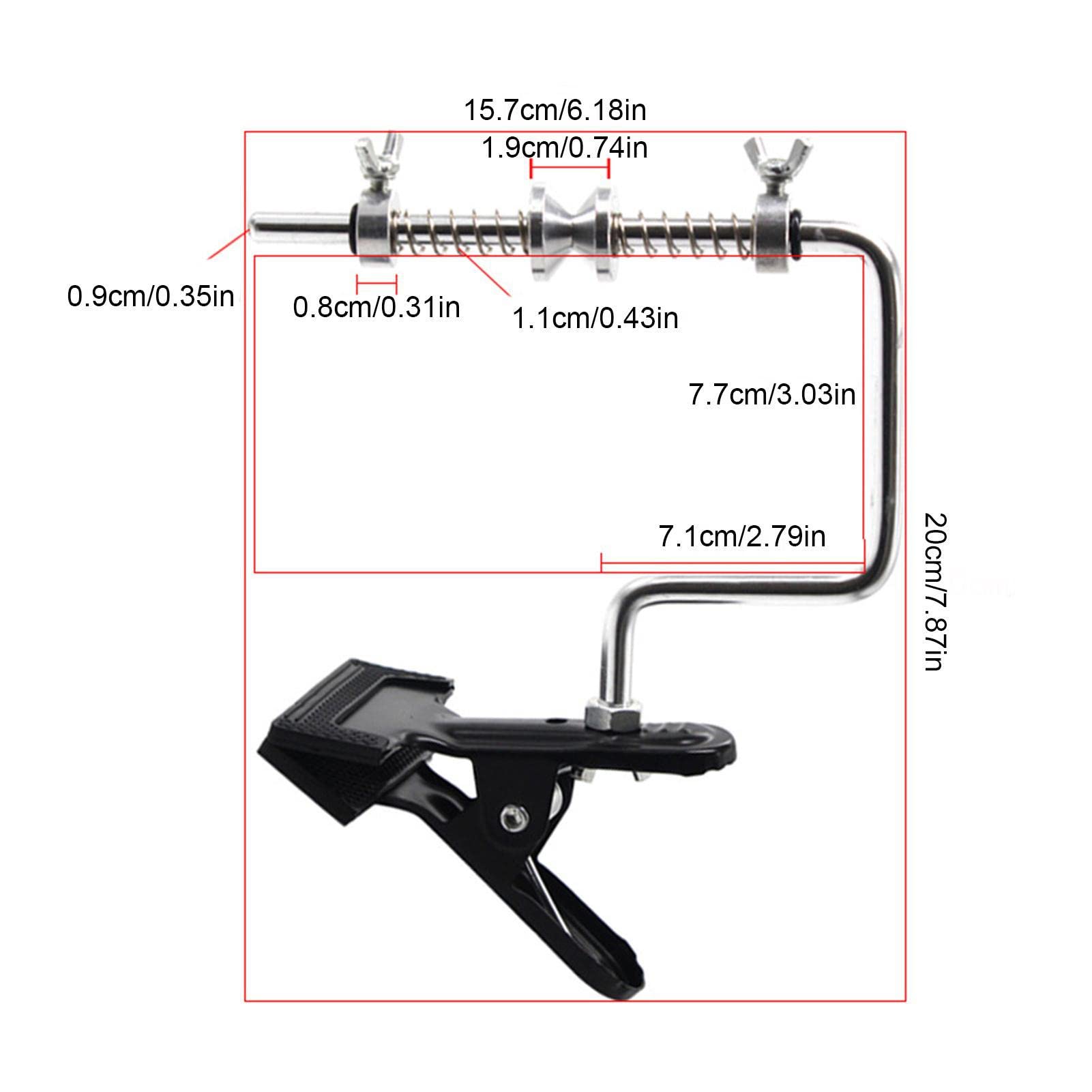 Aluminum Fishing Line Spooler With Clamp for Trolling