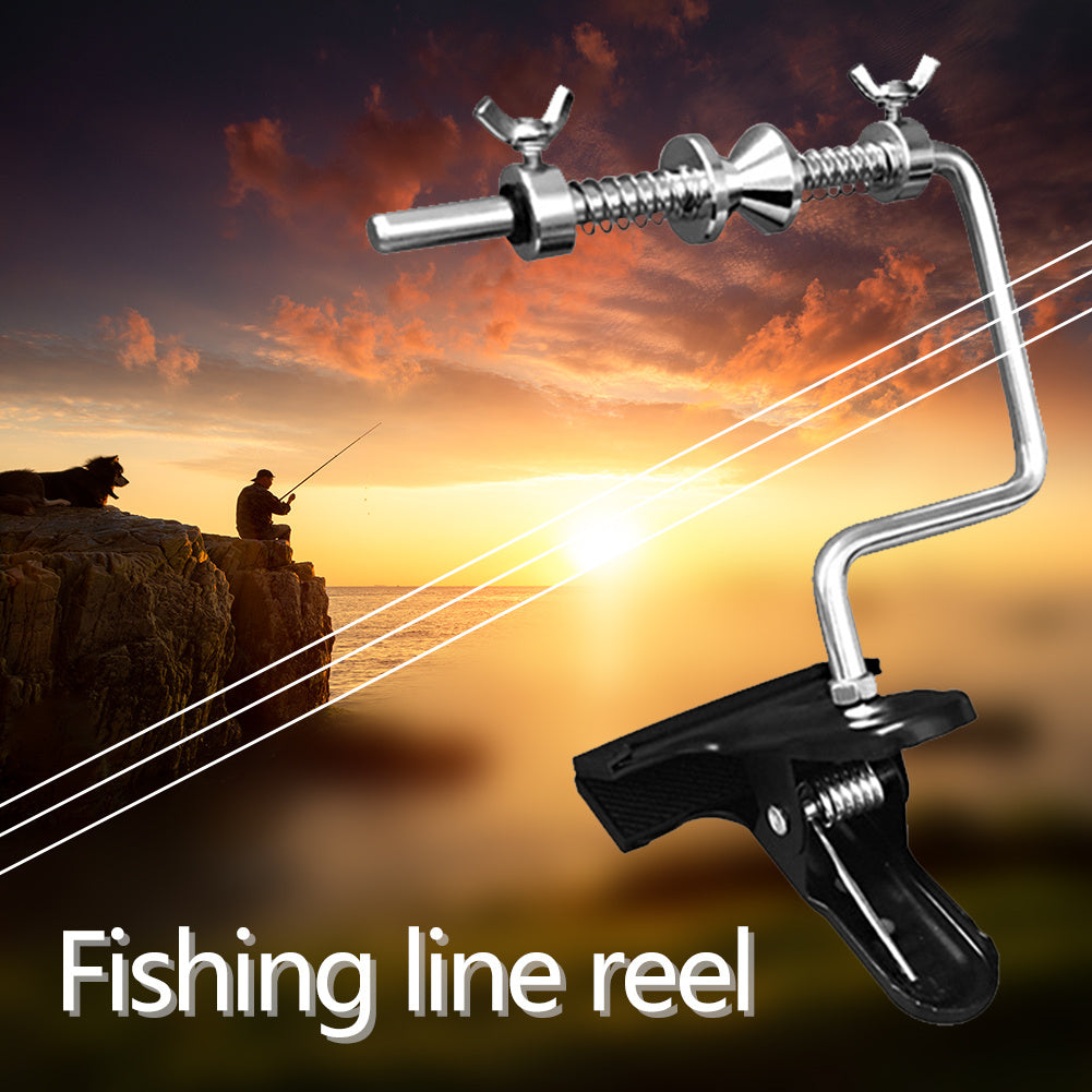 Aluminum Fishing Line Spooler With Clamp for Trolling