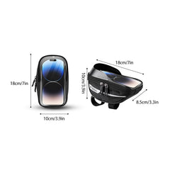 Bicycle Handlebar Bags Front Beam Hooded Bags Cycling Splashproof Bags