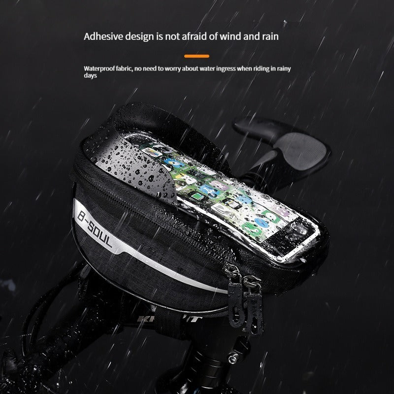 Bicycle Handlebar Bags Front Beam Hooded Bags Cycling Splashproof Bags