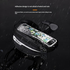 Bicycle Handlebar Bags Front Beam Hooded Bags Cycling Splashproof Bags