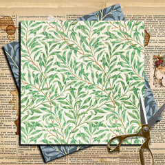 12 Sheets Large Retro Journal Material Paper for DIY Backgrounds