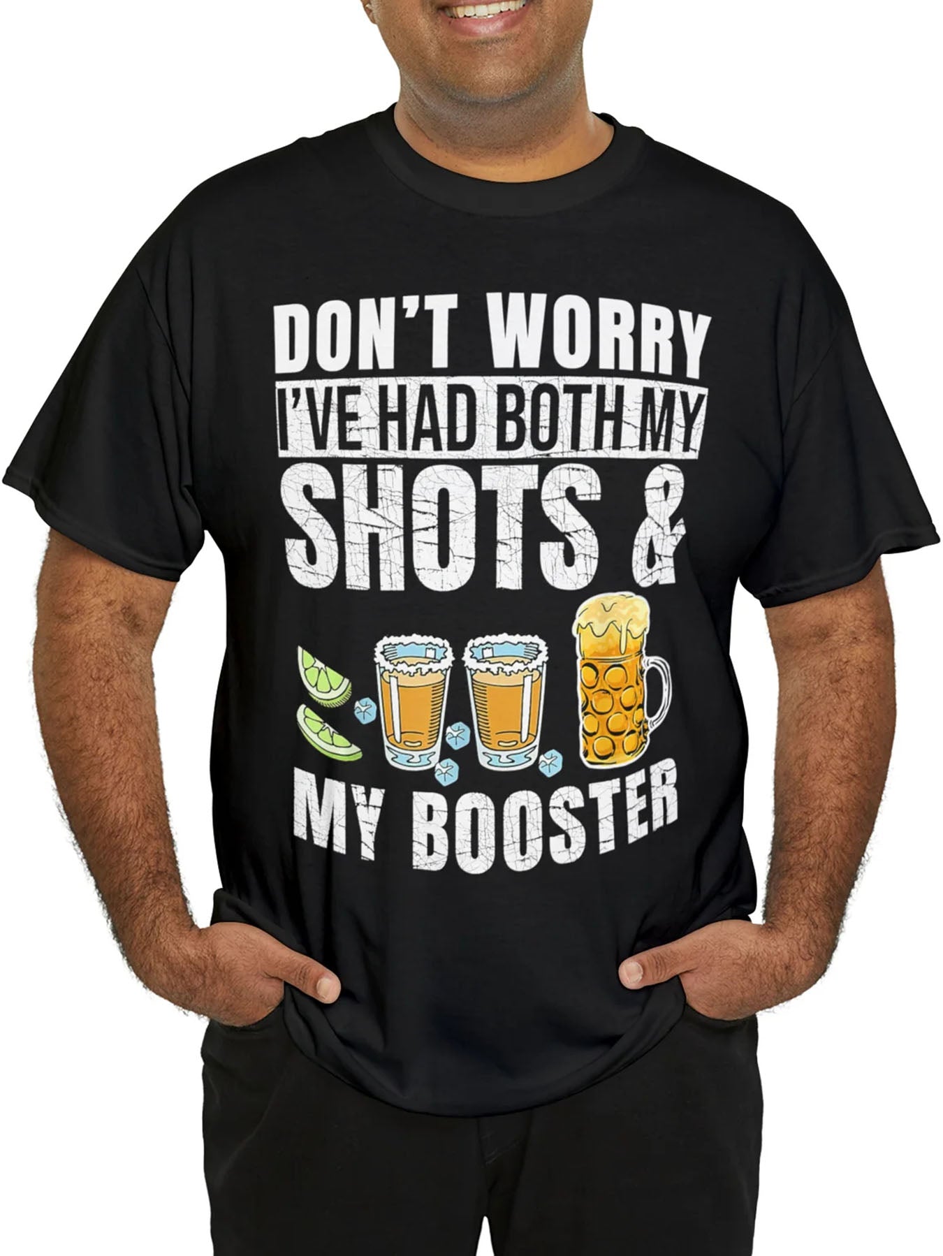 Beer Letter Pattern Print Men's Sports T-shirt - Gift For Men