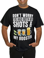Beer Letter Pattern Print Men's Sports T-shirt - Gift For Men