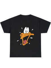 Duck Pattern Print Men's Sports T-shirt for Fitness, Outdoor Activities