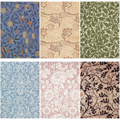 12pcs Large Size Paper Retro Journal Background DIY Gift Women Adults