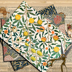 12 Sheets Large Vintage Paper Journal for Background DIY - Gift for Women Adults