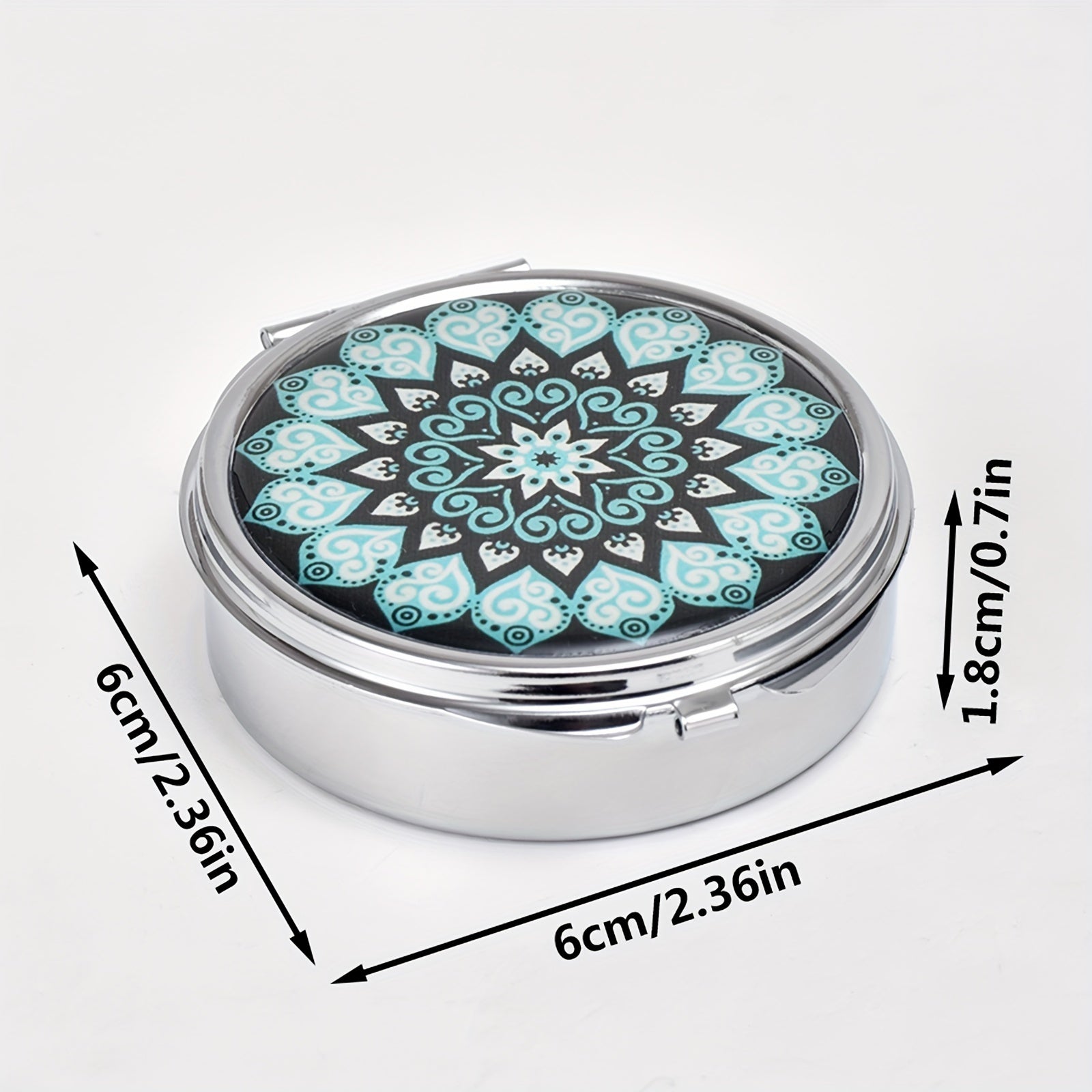 Portable Pill Box Medicine Organizer for Pocket or Purse Storage