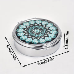 Portable Pill Box Medicine Organizer for Pocket or Purse Storage