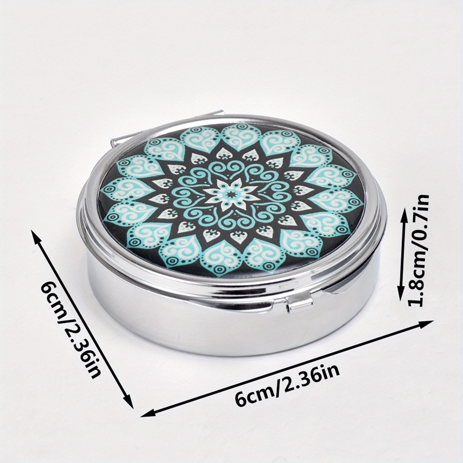 Portable Pill Box Medicine Organizer for Pocket or Purse Storage