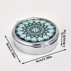 Portable Pill Box Medicine Organizer for Pocket or Purse Storage