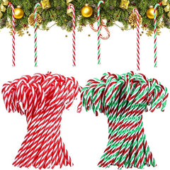 10pcs Christmas Acrylic Candy Canes Xmas Tree Hanging Ornaments