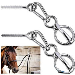 Horse Tie Ring for Horses - Horse Harness Buckle and Hook