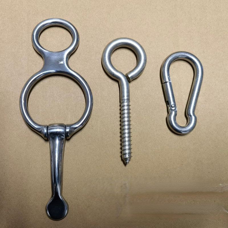 Horse Tie Ring for Horses - Horse Harness Buckle and Hook