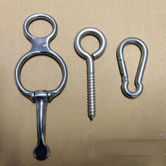 Horse Tie Ring for Horses - Horse Harness Buckle and Hook