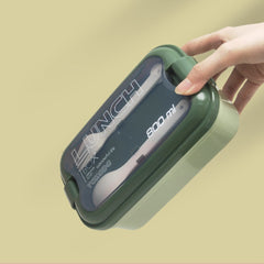 800ml Portable Plastic Lunch Box Sealed Leakproof
