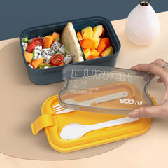 800ml Portable Plastic Lunch Box Sealed Leakproof