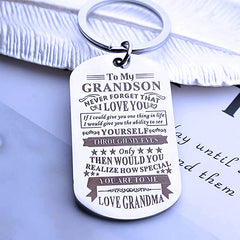 Creative Metal Keychain Pendant Stainless Steel Keychain Gift