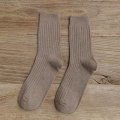6pairs Men's Casual Mid Calf Socks for Autumn/Winter