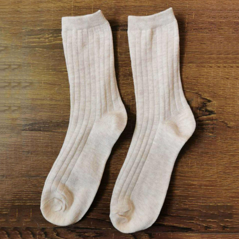 6pairs Men's Casual Mid Calf Socks for Autumn/Winter