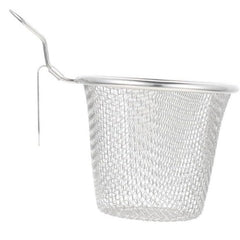 2pcs Stainless Steel Pasta Basket Pasta Strainer Frying Basket