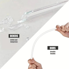 6pcs Reusable Straws with Cleaning Brushes for Tumbler Cups
