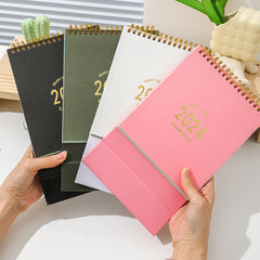 Desktop Calendar with Stickers and 18 Months Organization