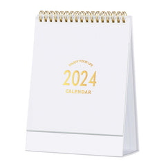 Desktop Calendar with Stickers and 18 Months Organization