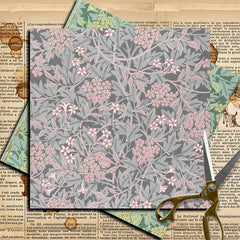 12 Sheets Large Retro Journal Decoration Paper DIY Student Stationery Arts Craft
