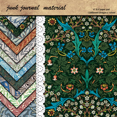 12pcs Retro Journal Decoration Stickers for DIY Arts Crafts