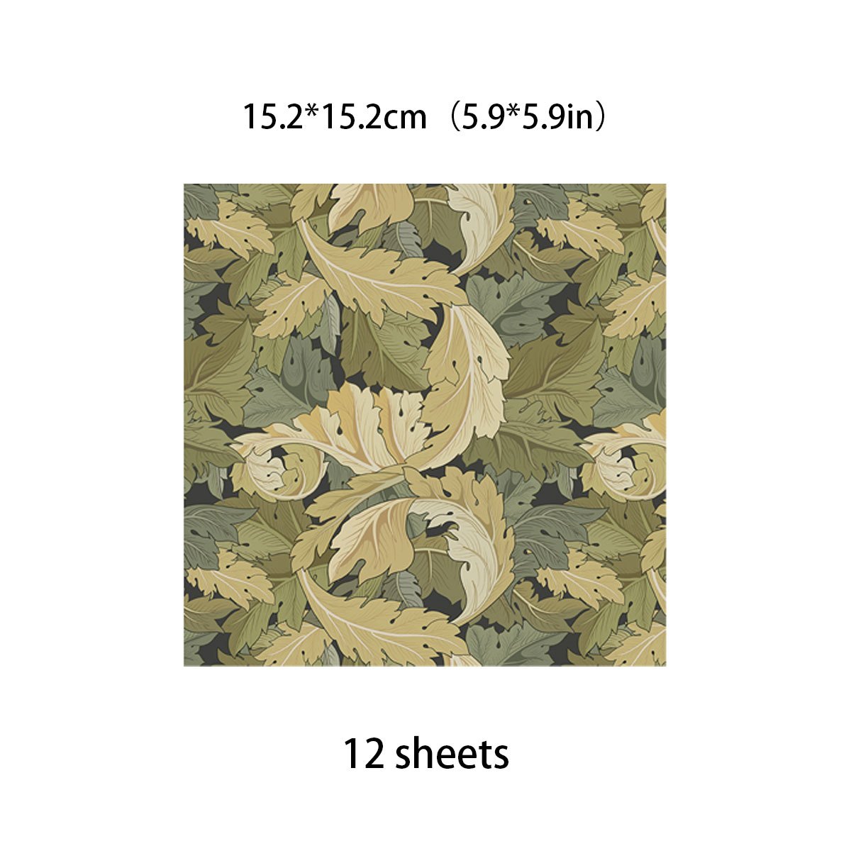 12 Sheets Large Size Material Paper Retro Journal Decoration Diy Tools Student
